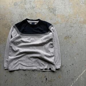 Vintage Y2K Striped Skater Sweater Sz M